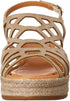Bella Vita Womens Zip-Italy W Stone Suede Leather 8.5WW Beige