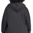 adidas Plus Size Logo French Terry Full-Zip Hoodie Black White 3X