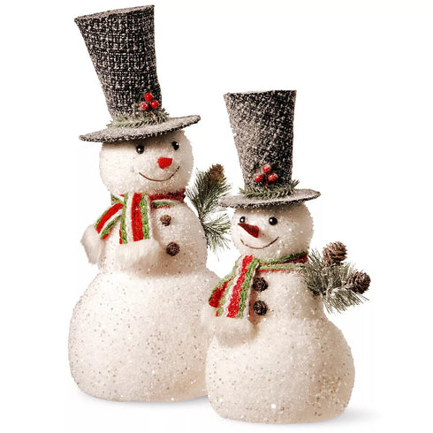 NATIONAL TREE COMPANY National Tree 14" and 18" Snowman Set $194