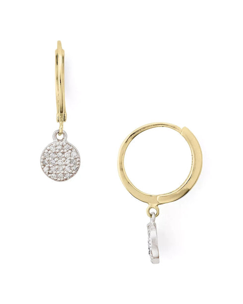 Marc & Marcella x Bloomingdale's Two-Tone Diamond-Encrusted Disc Drop Earrings