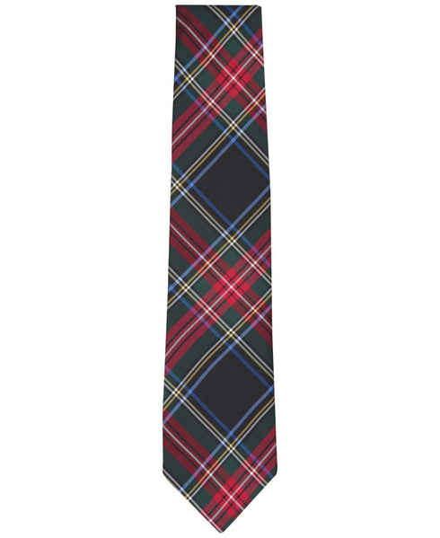 B by Brooks Brothers Men's Classic Tartan Plaid Tie Green One Size