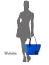 Calvin Klein Celia Small Tote ($138) Blue