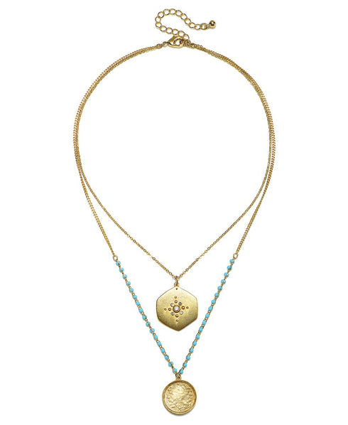 Capwell & Co Double Row Necklace