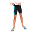 FILA Big Girls High Waist Biker Short Black/ Teal/ White Size Large (14)