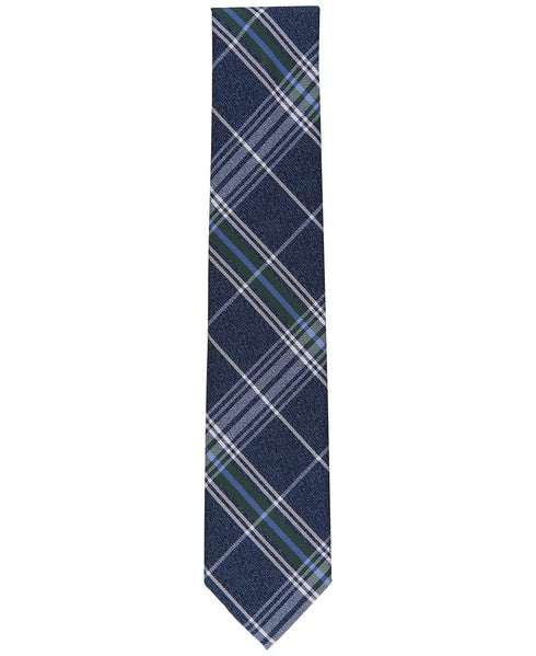 CLUB ROOM Men's Gaudier Plaid Tie Green ONE SIZE