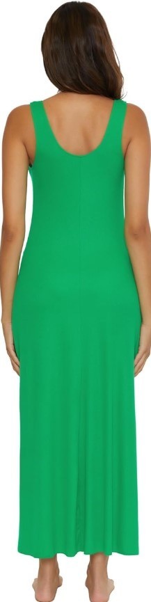 ecca by Rebecce Virtue Mykonos Maxi Dress Cover-Up Verde Size M