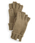 SUN + STONE Men's Fingerless Gloves Olive ONE SIZE