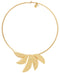 Robert Lee Morris Soho Gold-Tone Sculptural Fan Wire Collar Necklace $58