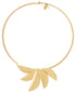 Robert Lee Morris Soho Gold-Tone Sculptural Fan Wire Collar Necklace $58