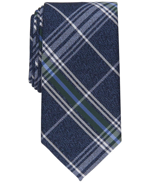 CLUB ROOM Men's Gaudier Plaid Tie Green ONE SIZE