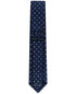 Tommy Hilfiger Silk Blend Classic Floral Medallion Neat Tie Men's Navy/Green