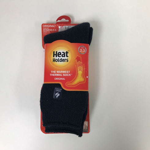 Heat Holders Unisex Thermal Socks Original Womens 5-9 Mens 4-8 Blue