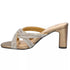 Bella Vita Bella Vita Womens Carmen Block Open Toe Heel Bronze Suede 8W