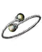 MACY'S Pearl Bracelet Sterling Silver Cultured Tahitian Pearl (9mm) Cuff
