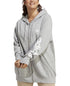 adidas Women's Plus Size Cotton French Terry Logo Hoodie Gray 1X