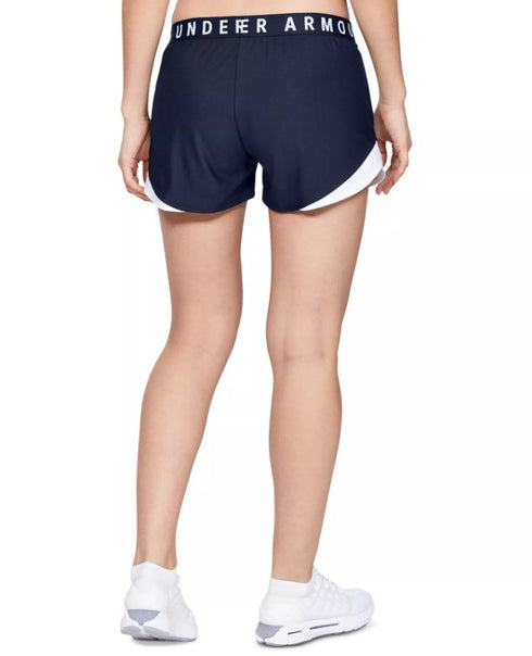 Under Armour Women's Play Up Shorts Black White L