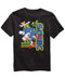 HYBRID Big Boys Sonic the Hedgehog Short Sleeve T-shirt Black Size XL