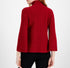 Anne Klein Women's Red Bell-Sleeve Pullover Sweater Size XL