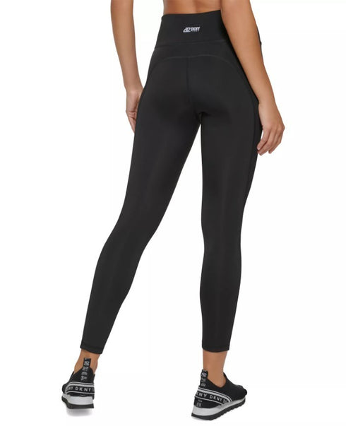 DKNY Sport Women's Ultra Compression High-Waist 7/8 Leggings Black S