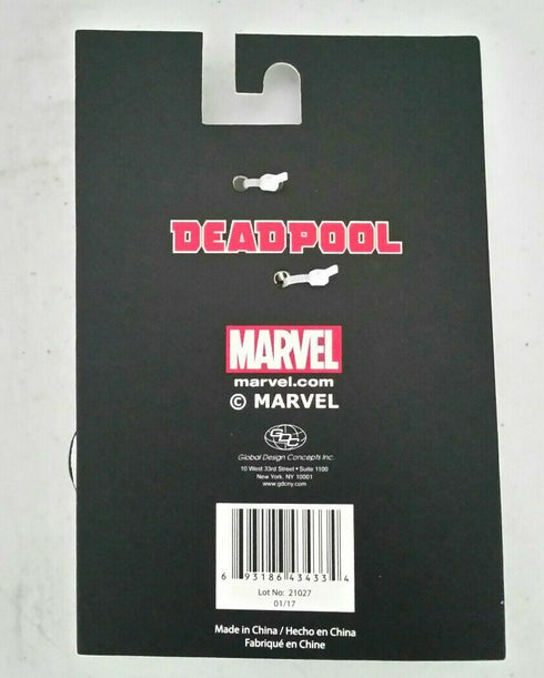 Deadpool Logo I Have Issues Comic Bubble Zipper Pull Bag Clip Lanyard Dangler