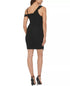 GUESS Asymmetrical Bodycon Dress Black 4