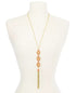 INC International Concepts Bead & Chain Tassel Pendant Necklace (26+3)
