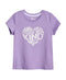 EPIC THREADS Little Girls Be Kind Graphic T-shirt Purple Size 5