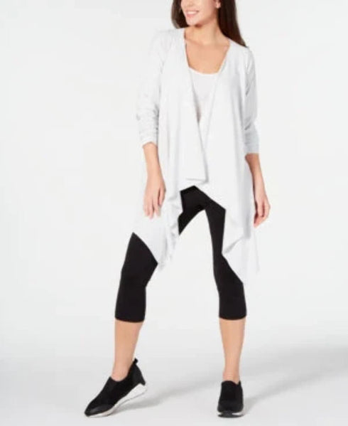 Ideology Split-Back Wrap White Heather XXL