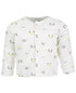 FIRST IMPRESSIONS Baby Boys Animal Face Printed Cardigan White Heather Size 6-9m