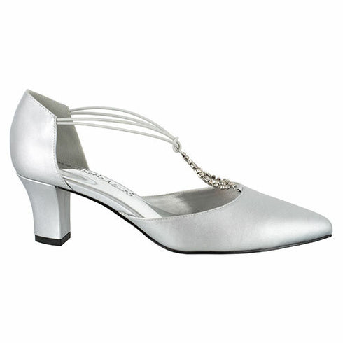 Easy Street Moonlight Dress Pumps Silver 10 W
