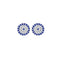 Marc & Marcella x Bloomingdale's Diamond Synthetic Sapphire Circle Stud Earrings