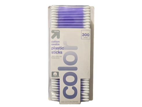 Up & Up cotton Swabs W/ Plastic Sticks 300 Count
