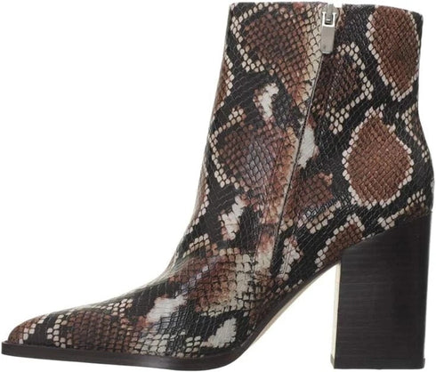 Nine West Women's Medium Bryson Dress Booties Snake Size 8M