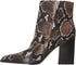 Nine West Women's Medium Bryson Dress Booties Snake Size 8M
