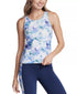 Skechers GOWALK Seascape Floral-Print Shelf-Bra Tank Top Purple M