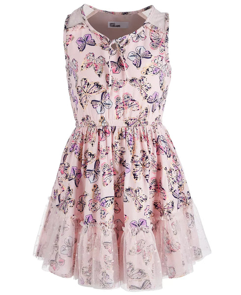 EPIC THREADS Toddler Girls Butterfly Ruffle Dress Size 2T