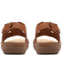 Clarks Women's April Belle Strappy Slingback Sandals Tan Size 6M