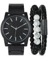 INC Men's Black-Tone Bracelet Watch 45mm & 2-Pc. Bracelet Set