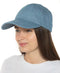 Jenni Washed Baseball Hat Women's One Size Denim Blue