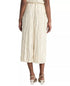 Vince Crushed Strip Bias Skirt Pale Ivory 4