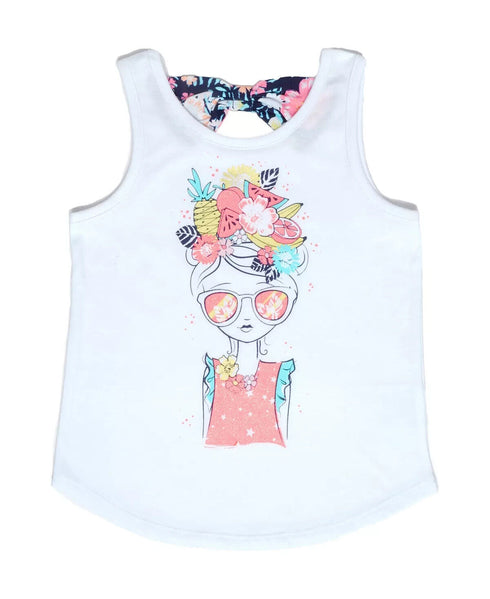 EPIC THREADS Toddler Girls Graphic Bow Back Tank Size 2T