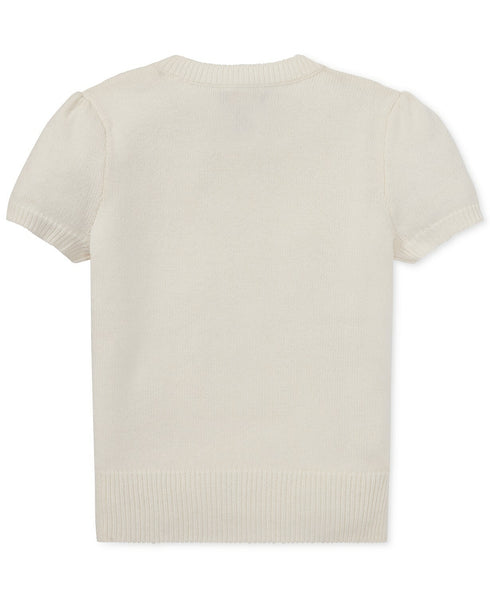 Polo Ralph Lauren Big Girls Short-Sleeve Sweater Small