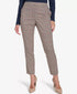 Tommy Hilfiger Women's Hillside Plaid Cropped Pants Chicory Mu 12