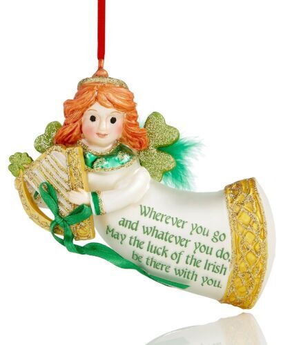 Holiday Lane Irish Angel Ornament Ornament