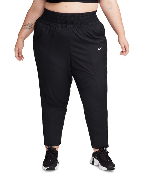 Nike Plus Size Dri-FIT One Ultra High-Waisted Pants Pull On Black 2X