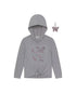 BTWEEN Girls Glitter Woozy Hoodie with Keychain Gray Size 7