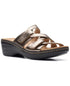 Clarks Women's Merliah Karli Slip-on Strappy Sandals Metallic Size 8.5N
