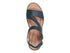 Easy Spirit Women's Kimberly Strappy Low Wedge Sandals Navy Size 9M