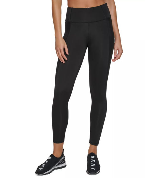 DKNY Sport Women's Ultra Compression High-Waist 7/8 Leggings Black XS
