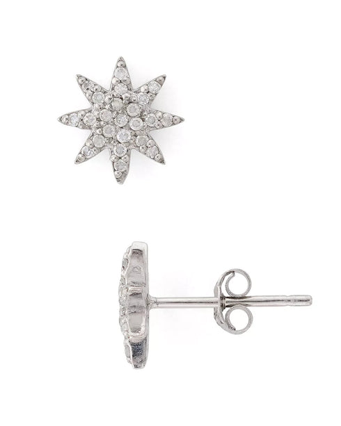 Marc & Marcella x Bloomingdale's Diamond Starburst Stud Earrings Sterling Silver